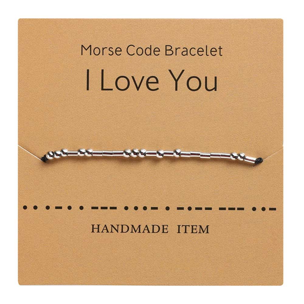 morsezeichen armband i love you ild