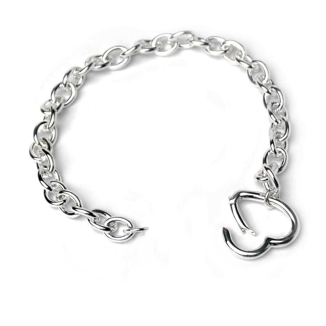 herz armband silber kette 925