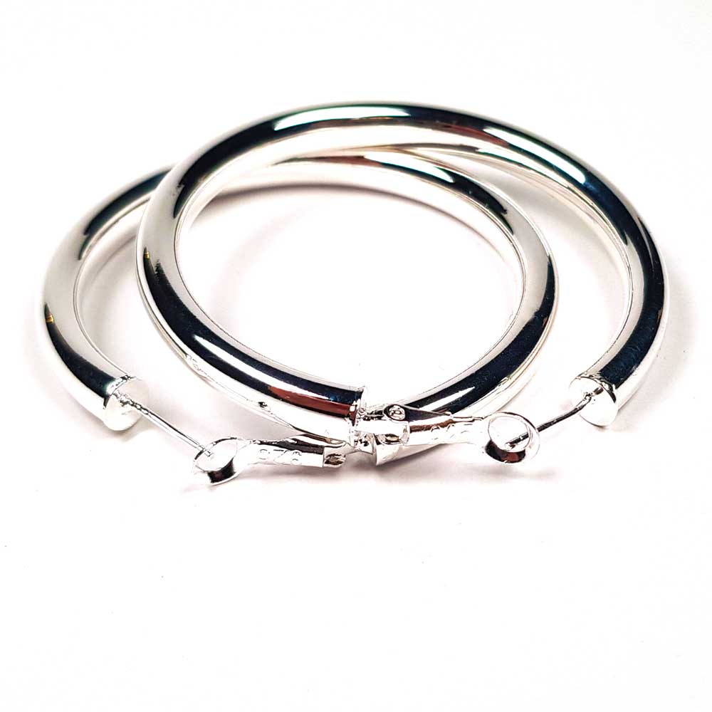 creole-ohrring-925-silber-dick-4mm-7 creolen groß breit dick silber 925