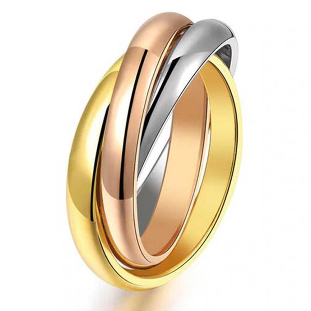 triple dreifach ring ineinander