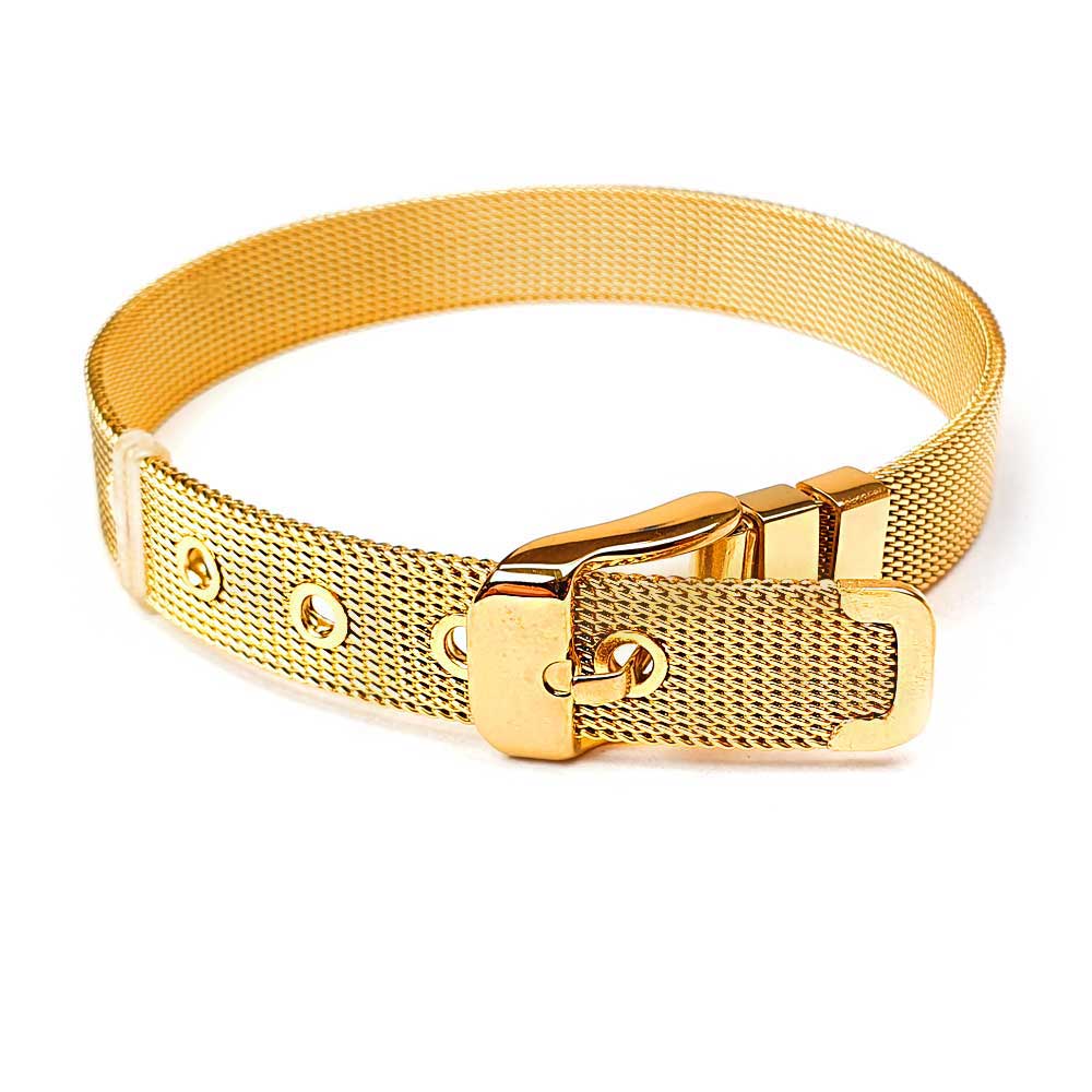 mesh armband gold edelstahl