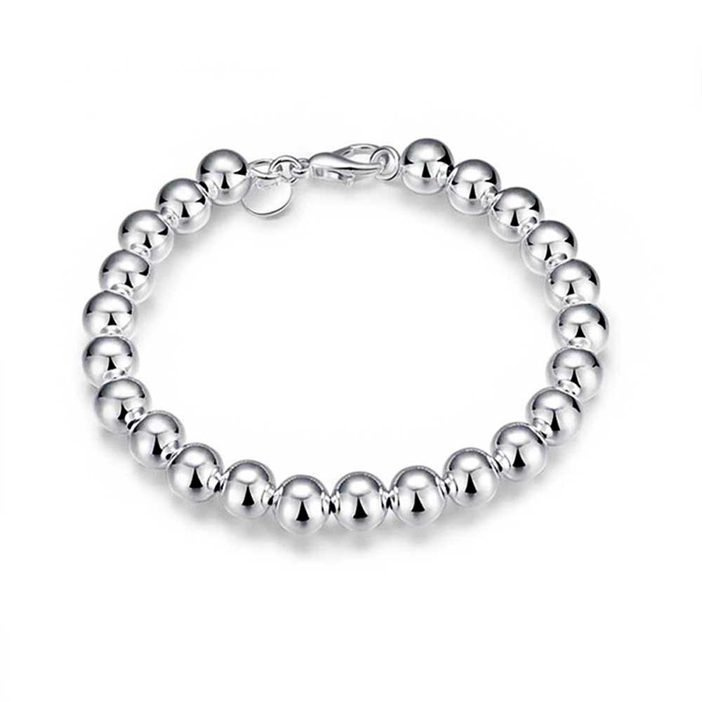 kugelkette silber armband