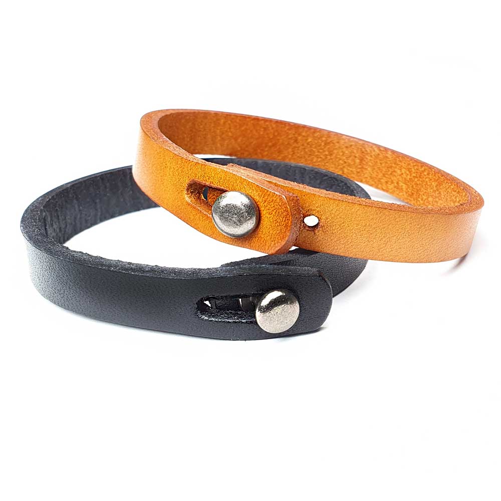 herren leder armband hellbraun schwarz maenner robust