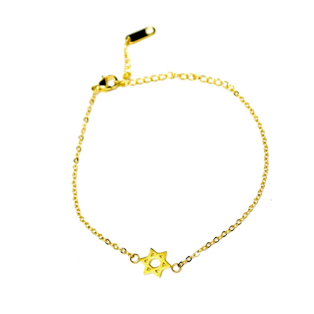 armband davidstern gold zart 1