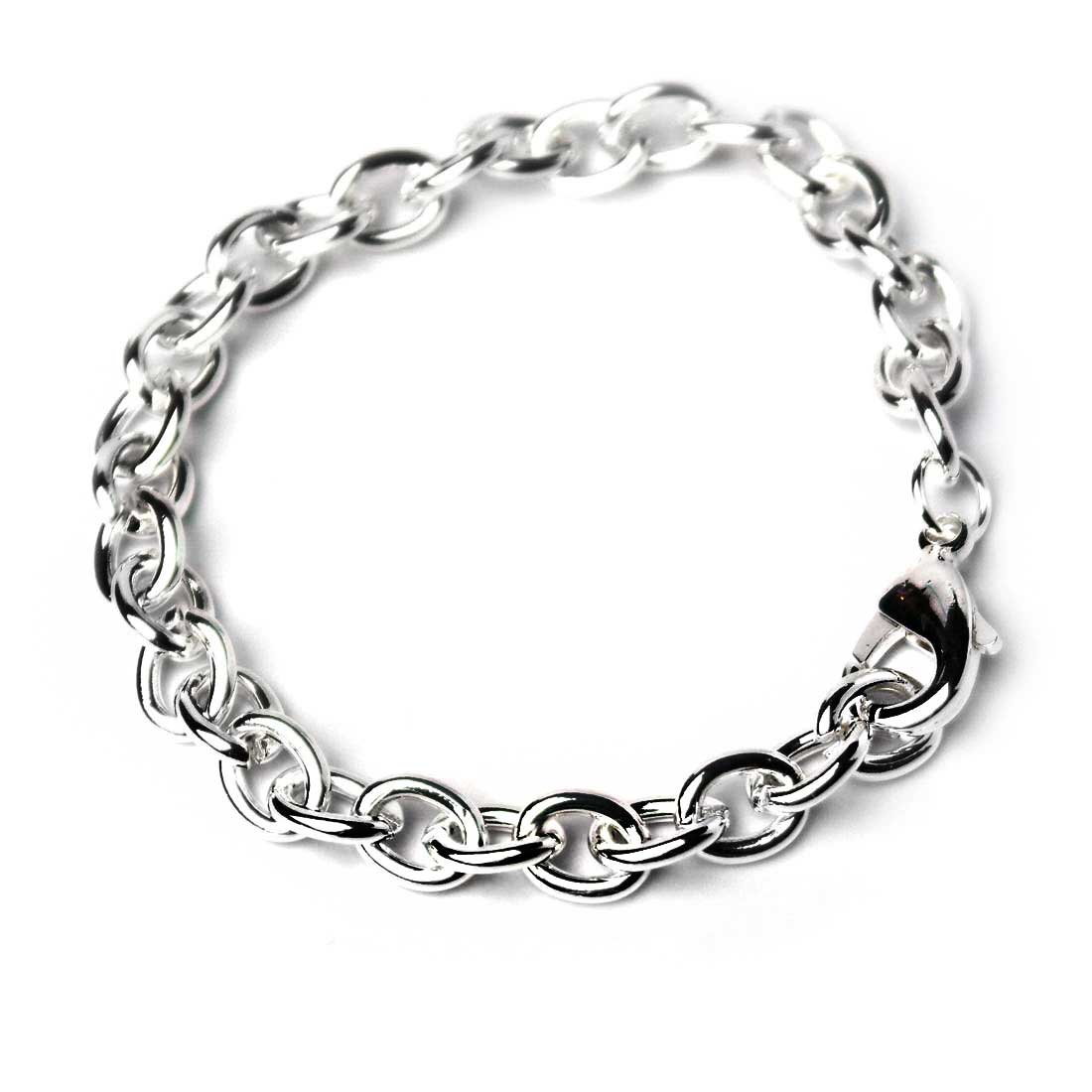 damen armband gliederkette silber 925