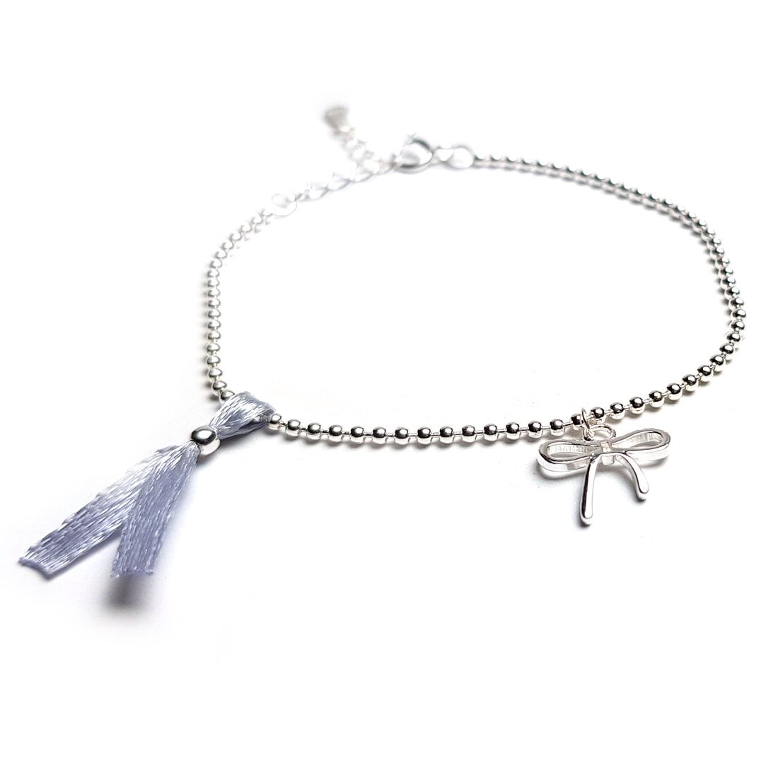 frauen armband schleife-zart 925 silber