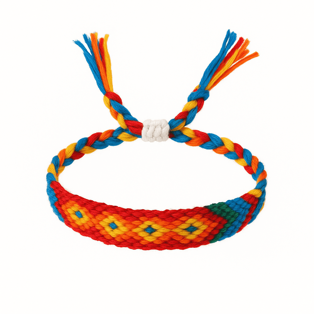 ca4af69a-4c7d-418c-be3d-8f58e1799428 Handgemachtes buntes Freundschaftsarmband